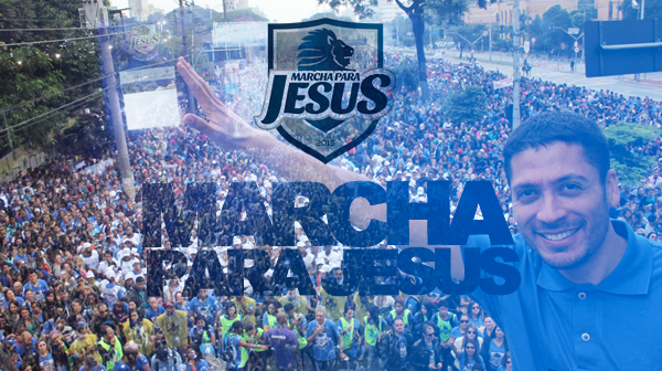 Eu na Marcha para Jesus 2015